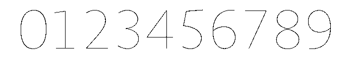 Aide Light Font OTHER CHARS