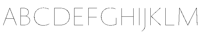Aide Light Font UPPERCASE