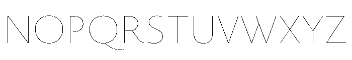 Aide Light Font UPPERCASE