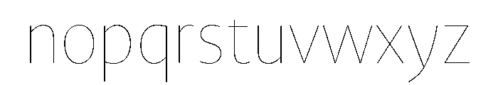 Aide Regular Font LOWERCASE