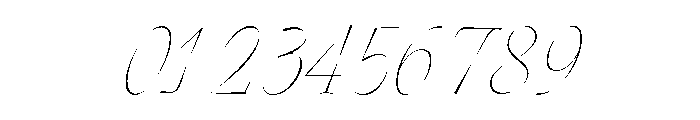 Aide Thin Italic Font OTHER CHARS