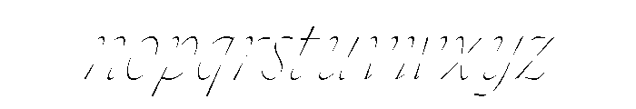 Aide Thin Italic Font LOWERCASE