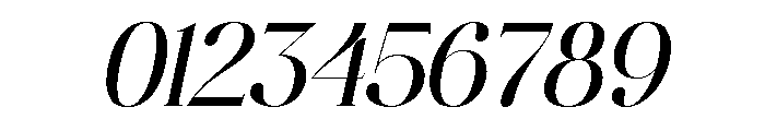 Aielenea Italic Font OTHER CHARS