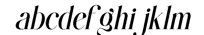 Aielenea Italic FONT