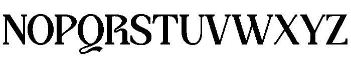 Aigos Font UPPERCASE