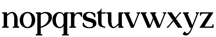 Aigos Font LOWERCASE