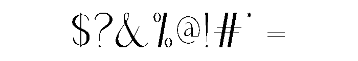 Ailura Sydney Font OTHER CHARS