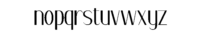 Ailura Sydney Font LOWERCASE