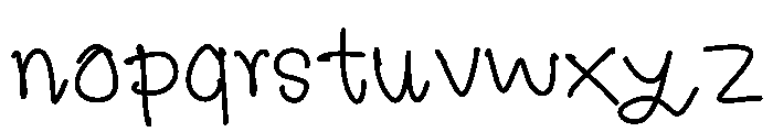 Aim FLo Font LOWERCASE