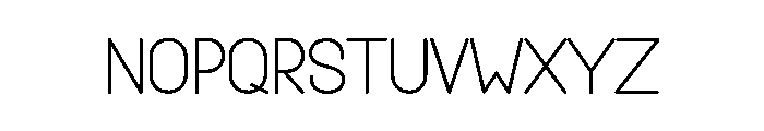 Airspace Font LOWERCASE