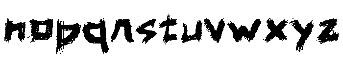 Airu Blash Regular Font LOWERCASE