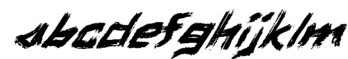 Airu Blash Slant FONT