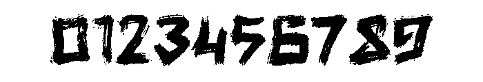 AiruBlashRegular Font OTHER CHARS