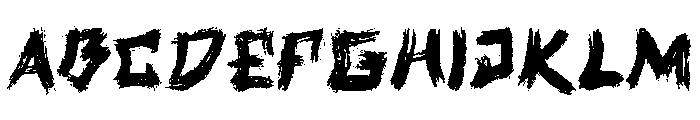 AiruBlashRegular Font UPPERCASE