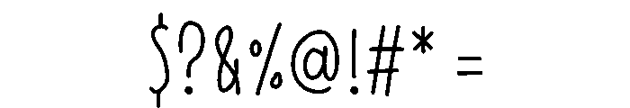 Airy Note Font OTHER CHARS