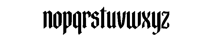 Aithren Font LOWERCASE