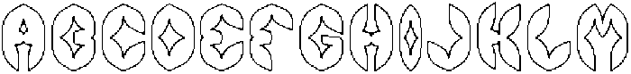 AIRPLANE-Hollow otf (400) Font UPPERCASE