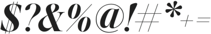 Aida Bold Italic otf (700) Font OTHER CHARS