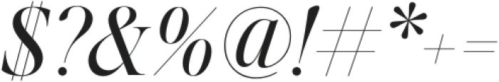 Aida Medium Italic otf (500) Font OTHER CHARS