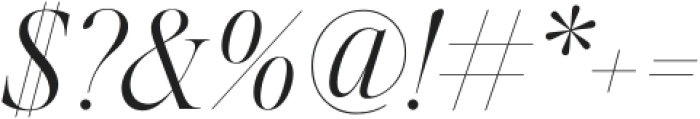Aida Regular Italic otf (400) Font OTHER CHARS