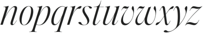 Aida Regular Italic otf (400) Font LOWERCASE