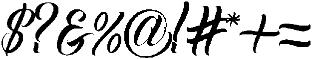 Aidan otf (400) Font OTHER CHARS