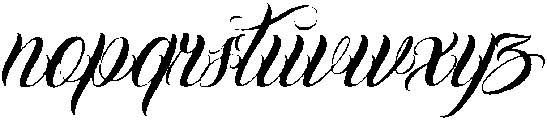 Aidan otf (400) Font LOWERCASE