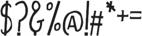 Aiden SemiLight Italic otf (300) Font OTHER CHARS