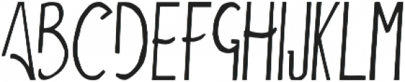 Aiden SemiLight Italic otf (300) Font UPPERCASE