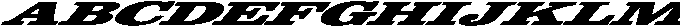 Aider Italic otf (400) Font UPPERCASE