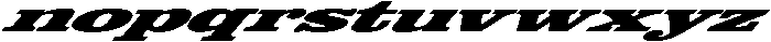 Aider Italic otf (400) Font LOWERCASE