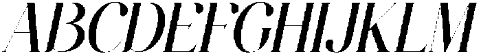 Aielenea Italic otf (400) Font UPPERCASE