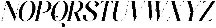 Aielenea Italic otf (400) Font UPPERCASE