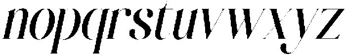 Aielenea Italic otf (400) Font LOWERCASE