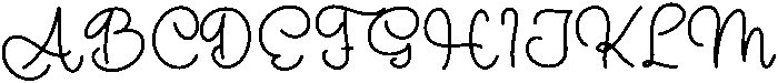 AikyNice-Regular otf (400) Font UPPERCASE