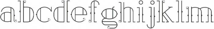 Ailerons otf (400) Font LOWERCASE