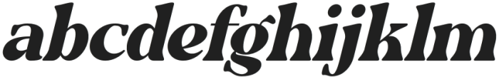 Ailfast Italic otf (400) Font LOWERCASE