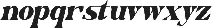 Ailfast Italic otf (400) Font LOWERCASE