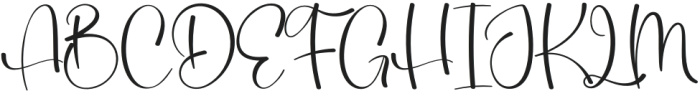 Ainsley Regular otf (400) Font UPPERCASE