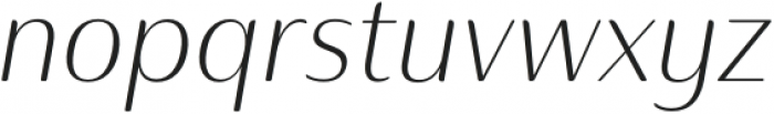 Ainslie Contrast Norm Light Italic otf (300) Font LOWERCASE