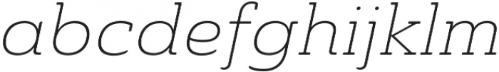 Ainslie Slab otf (300) Font LOWERCASE