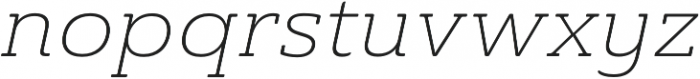 Ainslie Slab otf (300) Font LOWERCASE