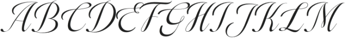 Airalia  Regular otf (400) Font UPPERCASE