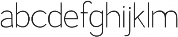 Airfly Thin otf (100) Font LOWERCASE