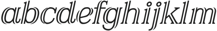 Airium Bold Italic otf (700) Font LOWERCASE