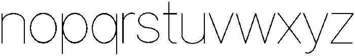 Airy Regular otf (400) Font LOWERCASE