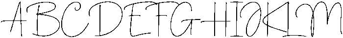 Aisha Regular otf (400) Font UPPERCASE