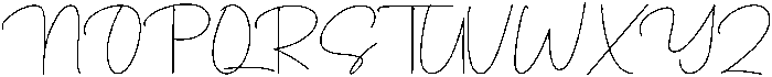 Aisha Regular otf (400) Font UPPERCASE