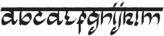 Aishwarya-Display otf (400) Font LOWERCASE