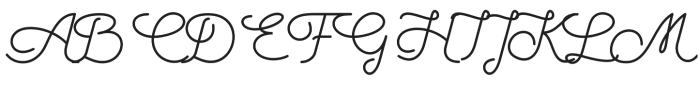 Aiushtya Regular otf (400) Font UPPERCASE